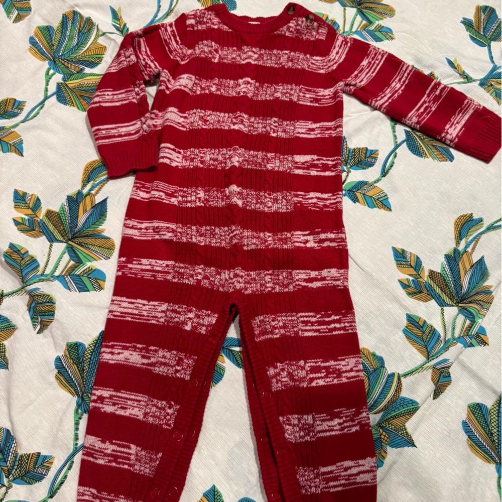 Cat & Jack sweater romper 18mo